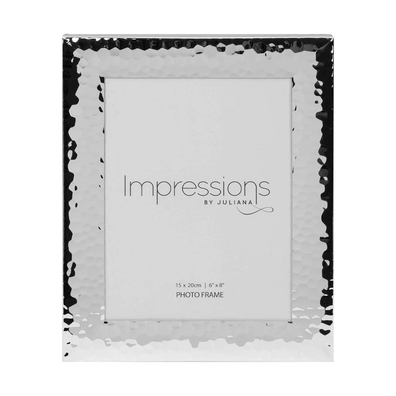 Juliana Photo Frame Shiny Hammered Finish 6" x 8"