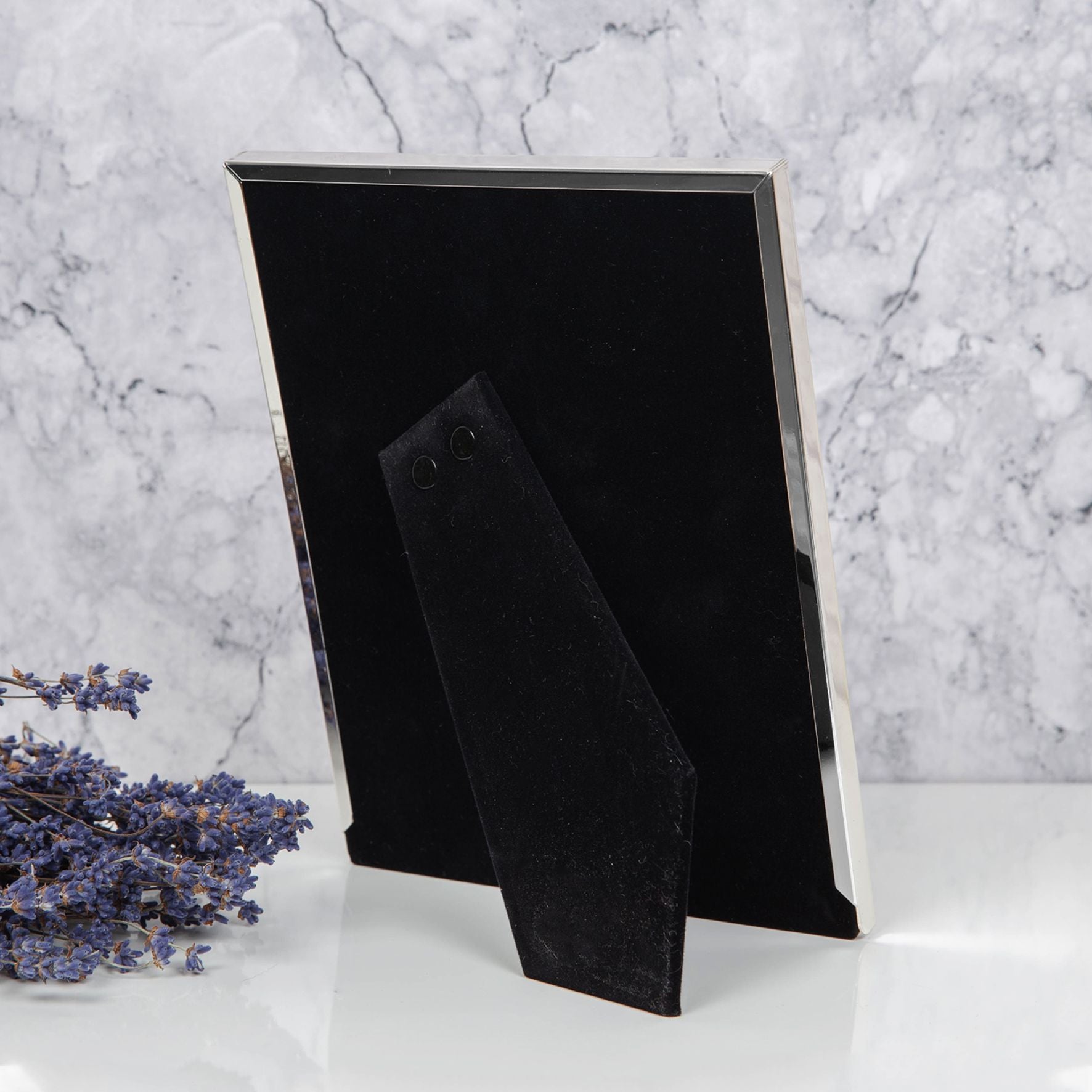 Elegance Silver Plated Textured Surface Photo Frame 5" x 7"