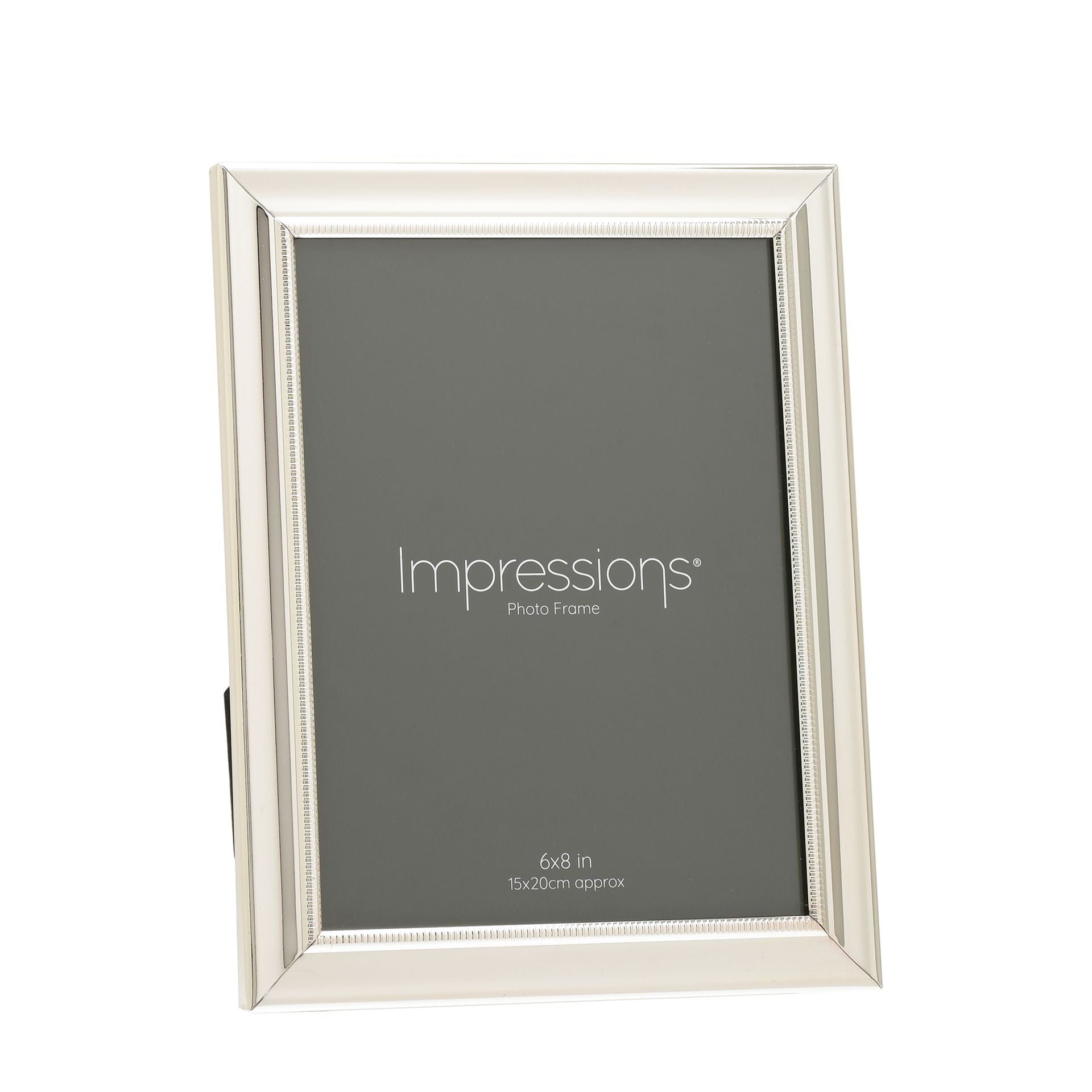 Impressions Silver Plated Single Beaded Frame 6" x 8"