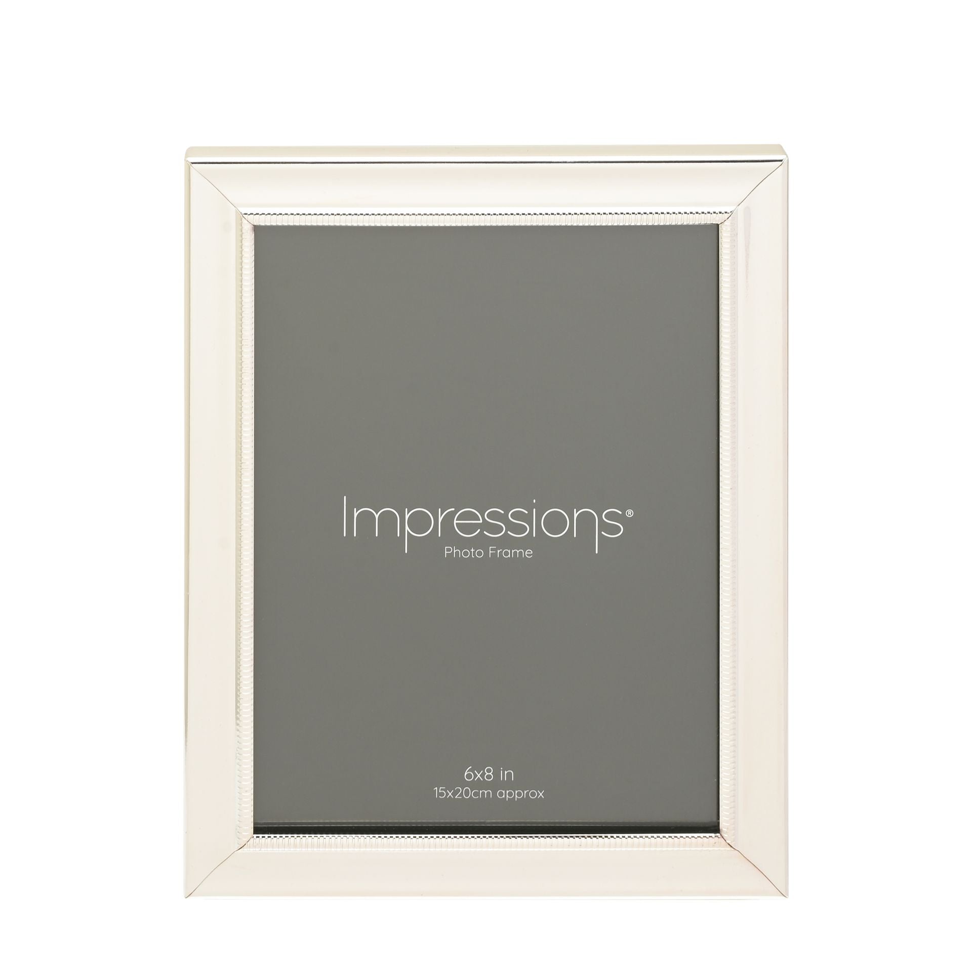 Impressions Silver Plated Single Beaded Frame 6" x 8"