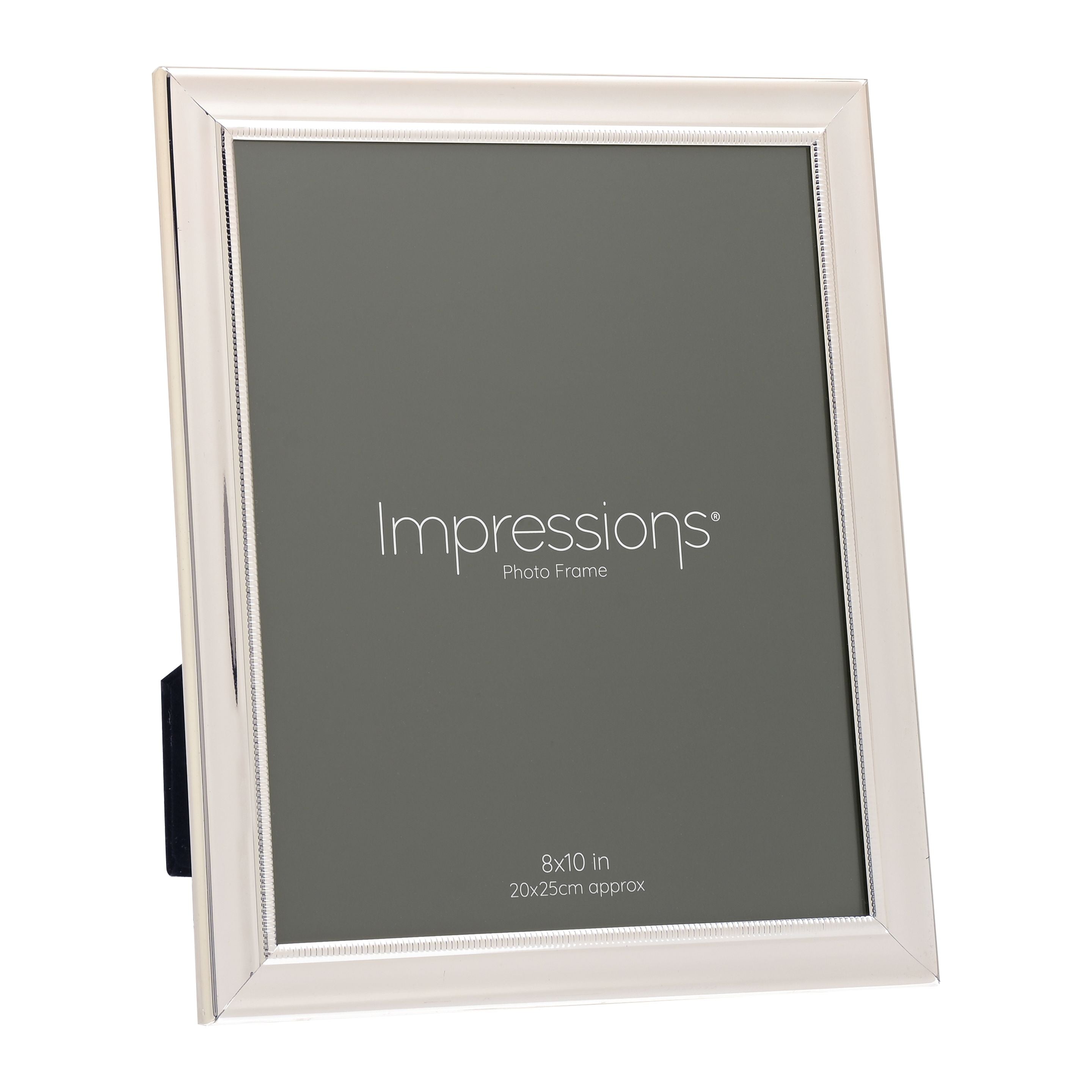 Impressions Silverplated Single Beaded Frame 8" x 10"