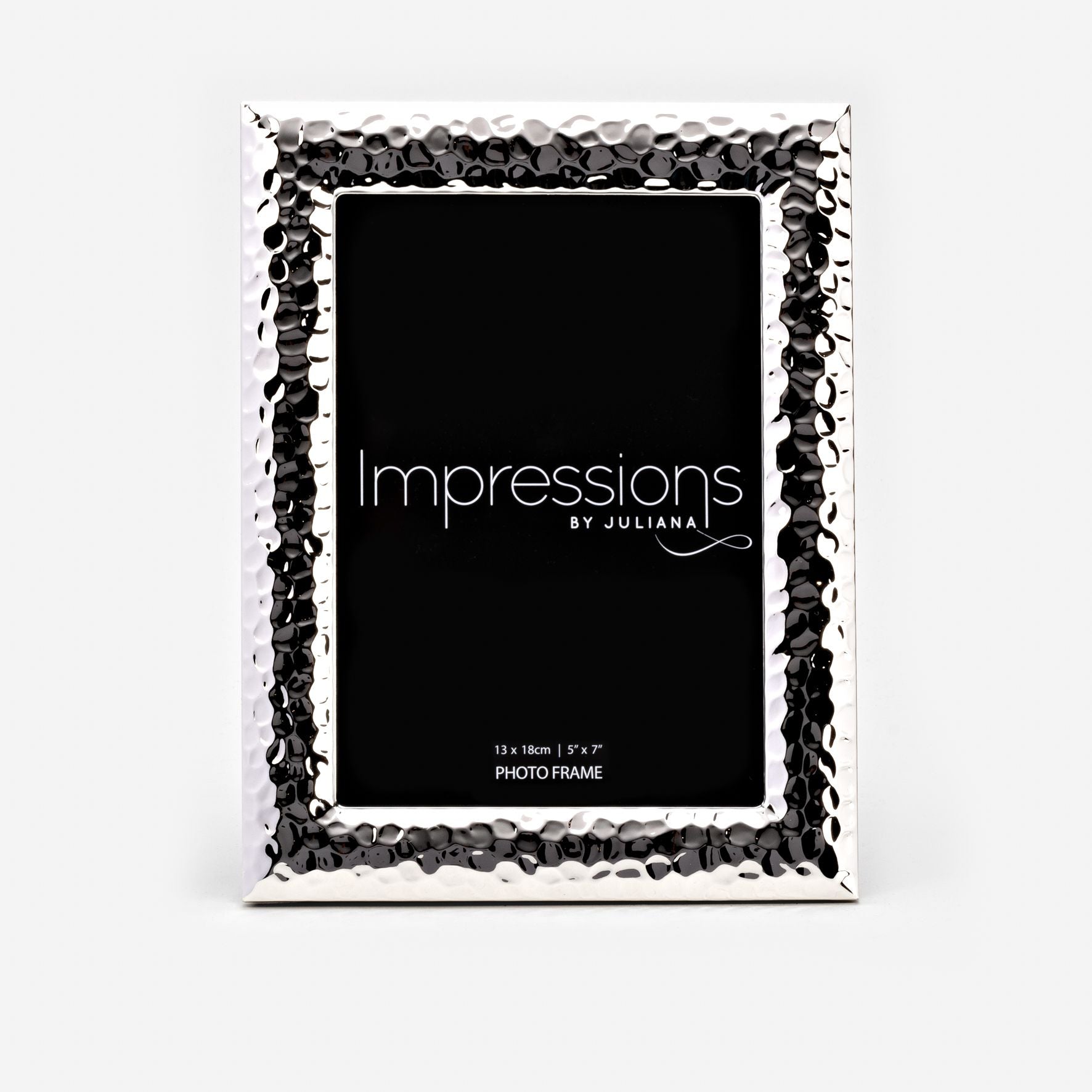 Impressions Silverplated Textured Photo Frame 5" x 7"