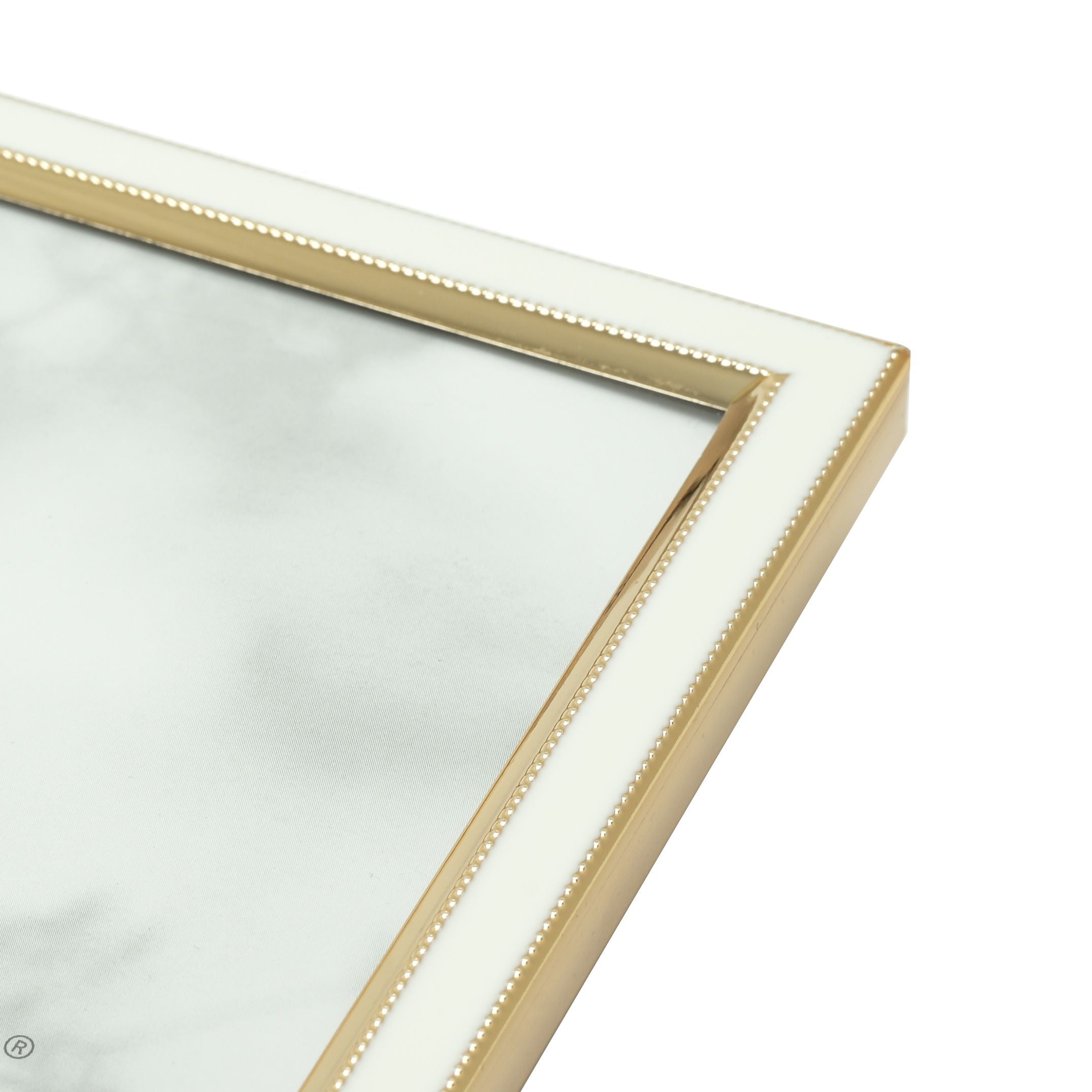 Impressions Gold & White Epoxy Photo Frame 6" x 8"