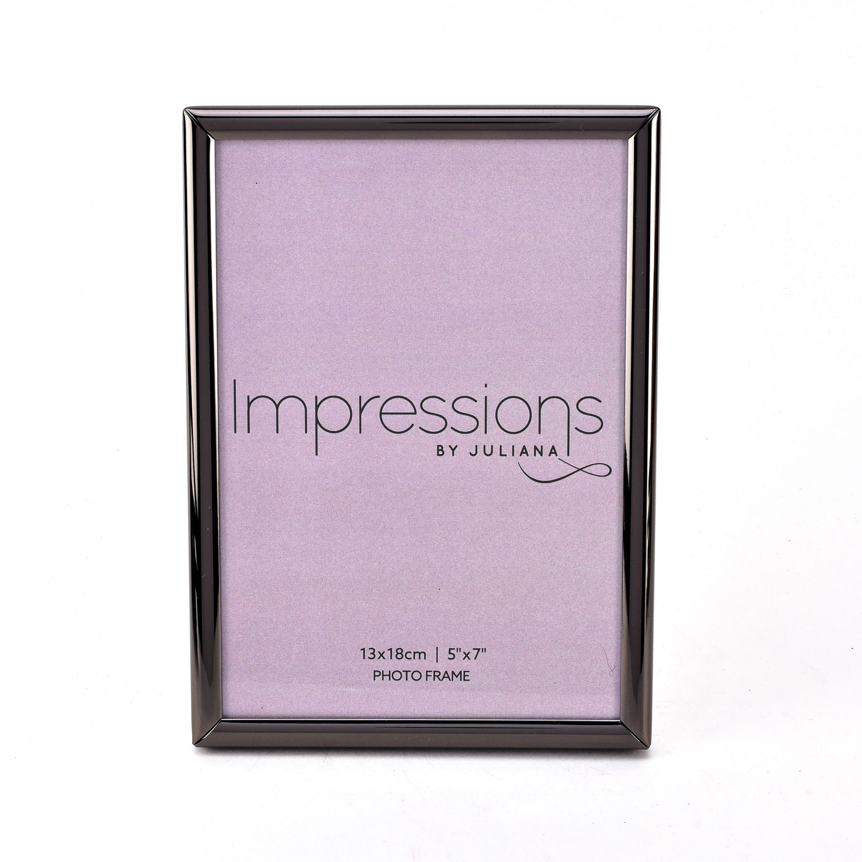 Impressions Thin Profile Pewter Finish Frame 5" x 7"