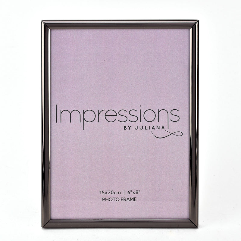 Impressions Thin Profile Pewter Finish Frame 6" x 8"