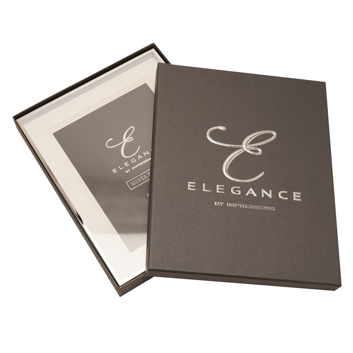 Elegance Silverplated Triple Layer Mount Photo Frame 4" x 6"