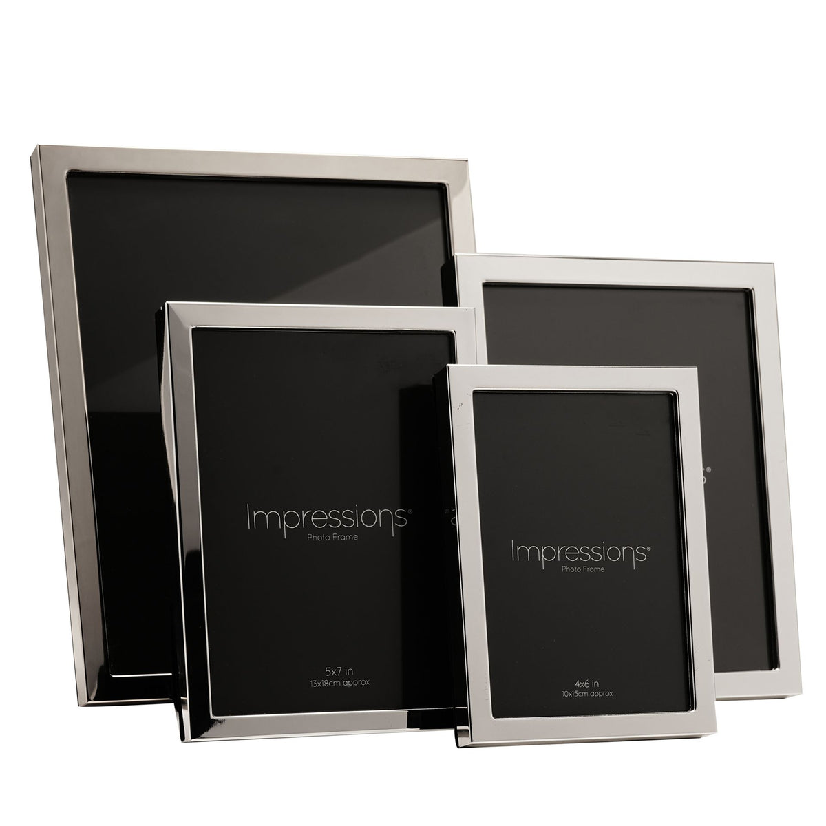 Impressions Silver Plated Narrow Photo Frame 4" x 6"