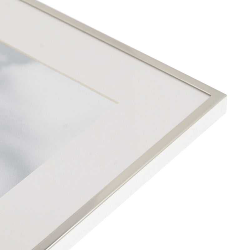Impressions Silverplated Photo Frame White Border 8" x 10"