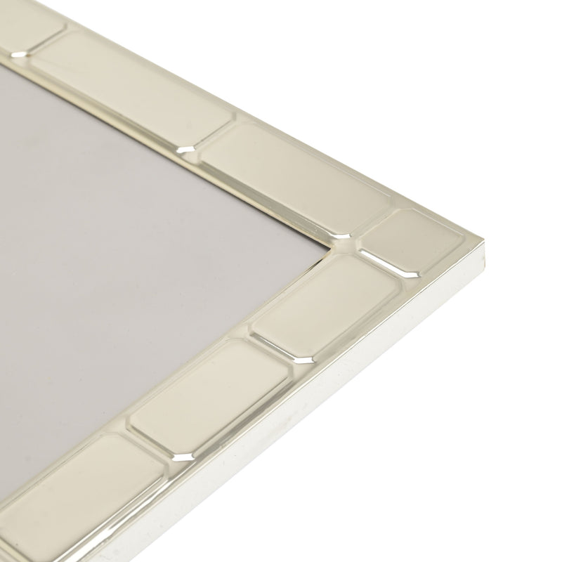 Impressions Tile Pattern Silverplated Frame 4" x 6"