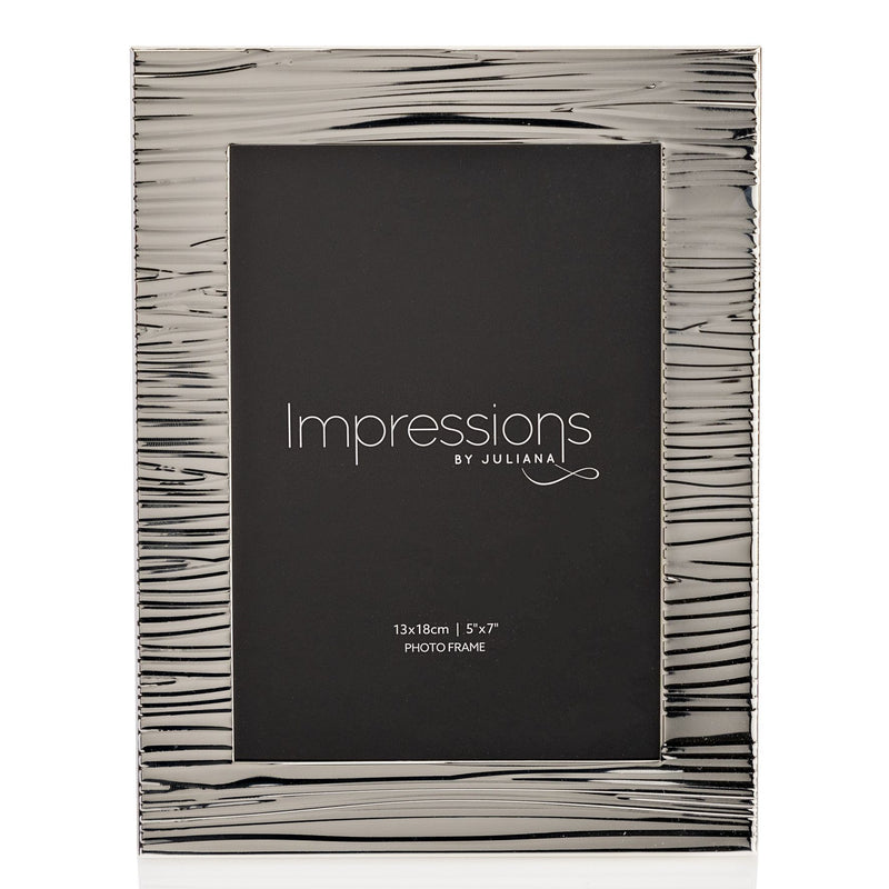 Impressions Ripple Texture Silverplated Frame 5" x 7"