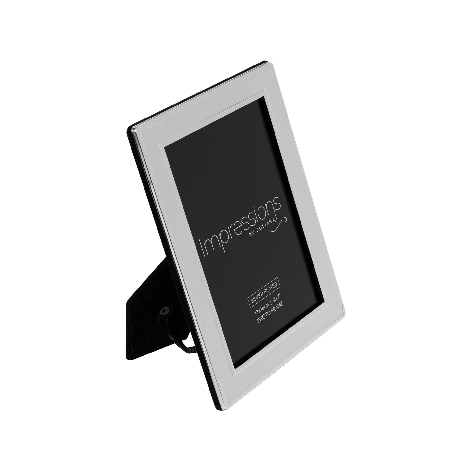 Silverplated Satin Plain Photoframe 5"x7"