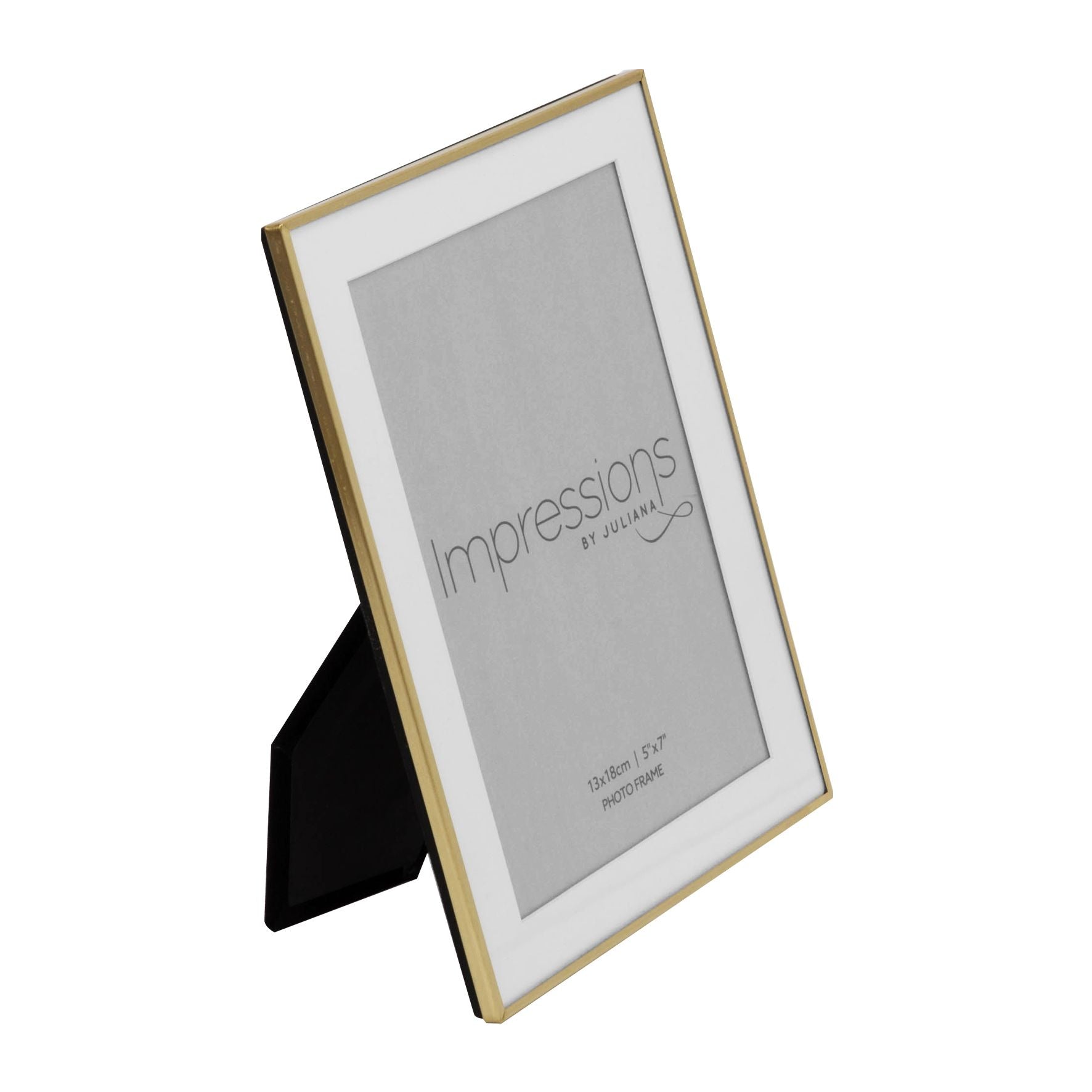 Brushed Brass Finish Photo Frame 5" x 7"