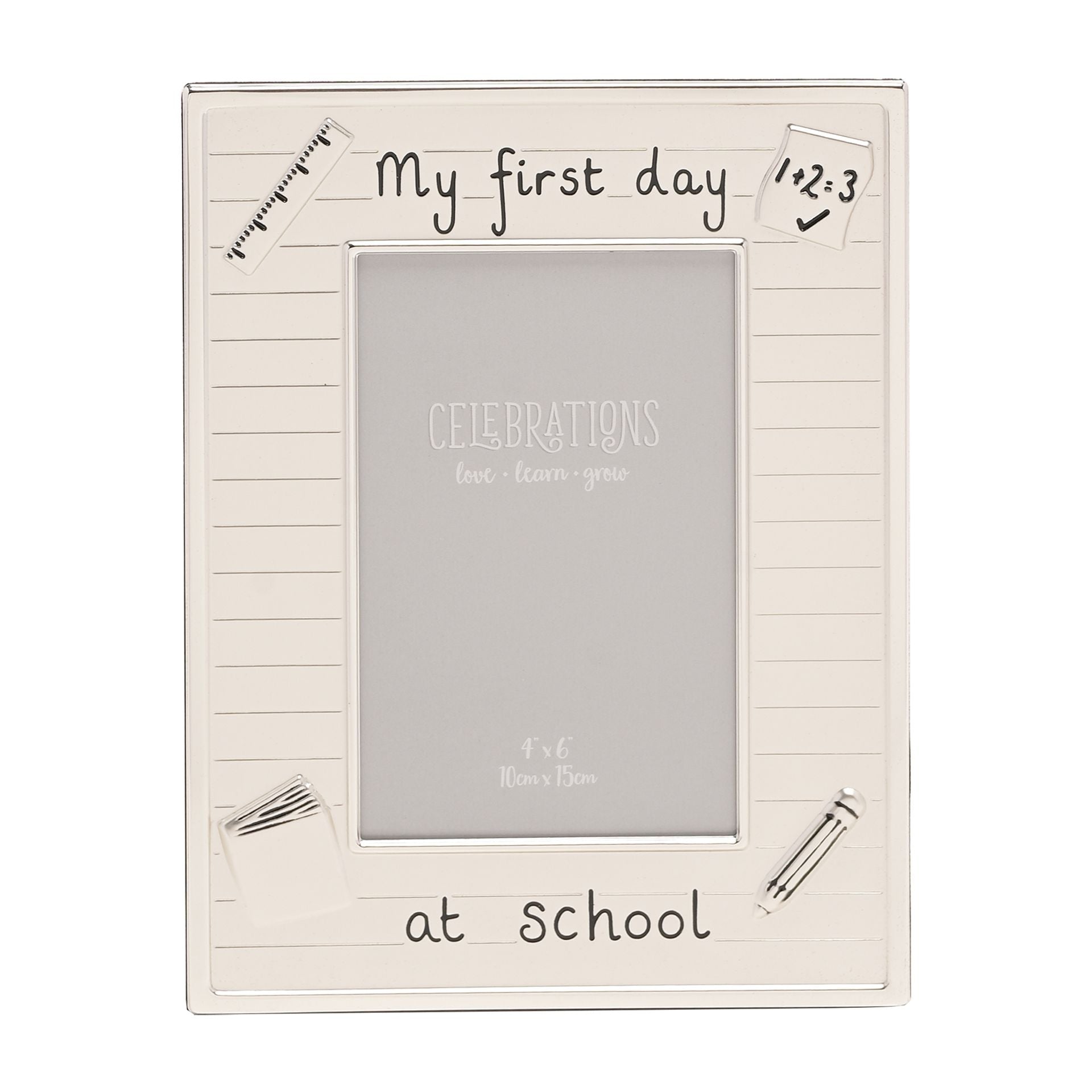 My First Day at School P/Frame 4"x6"