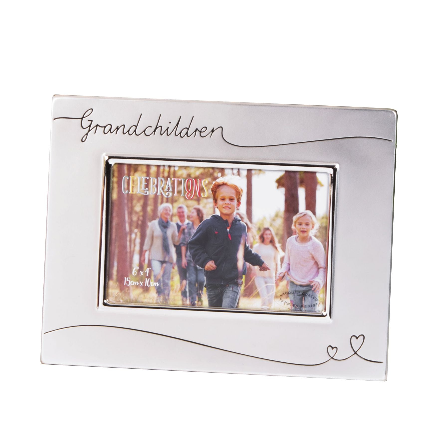 2tone S/P Frame-Arched/Landscape 4"x6" Grandchildren