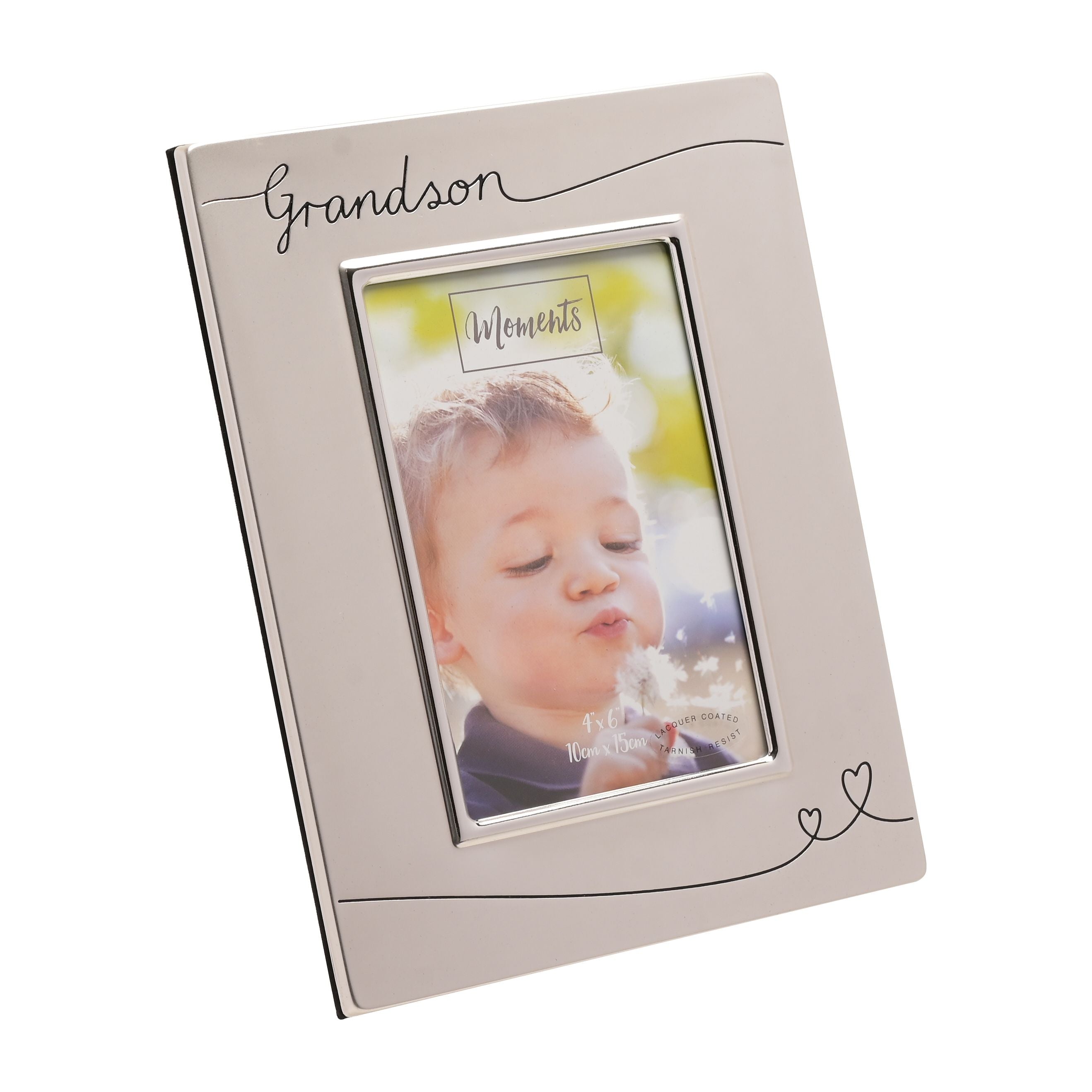 Photo Frame 2 tone Silverplated GRANDSON