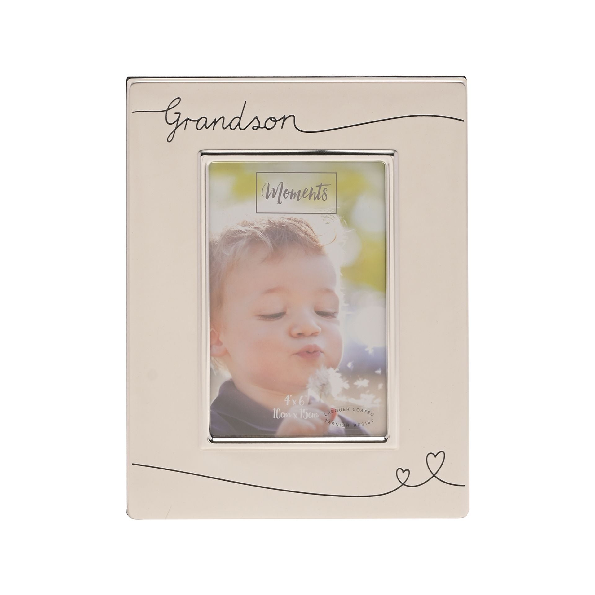 Photo Frame 2 tone Silverplated GRANDSON
