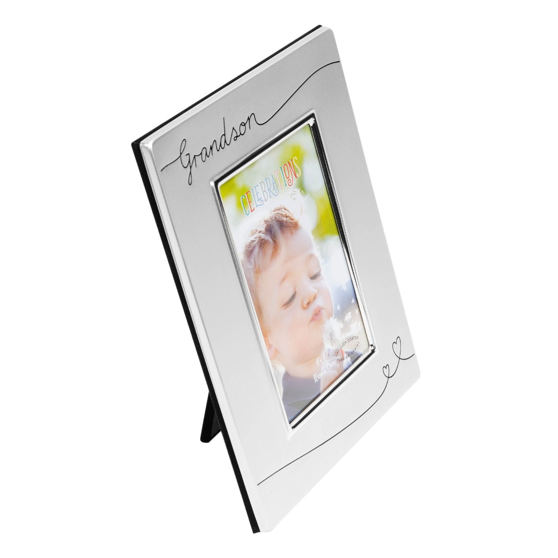 Photo Frame 2 tone Silverplated GRANDSON
