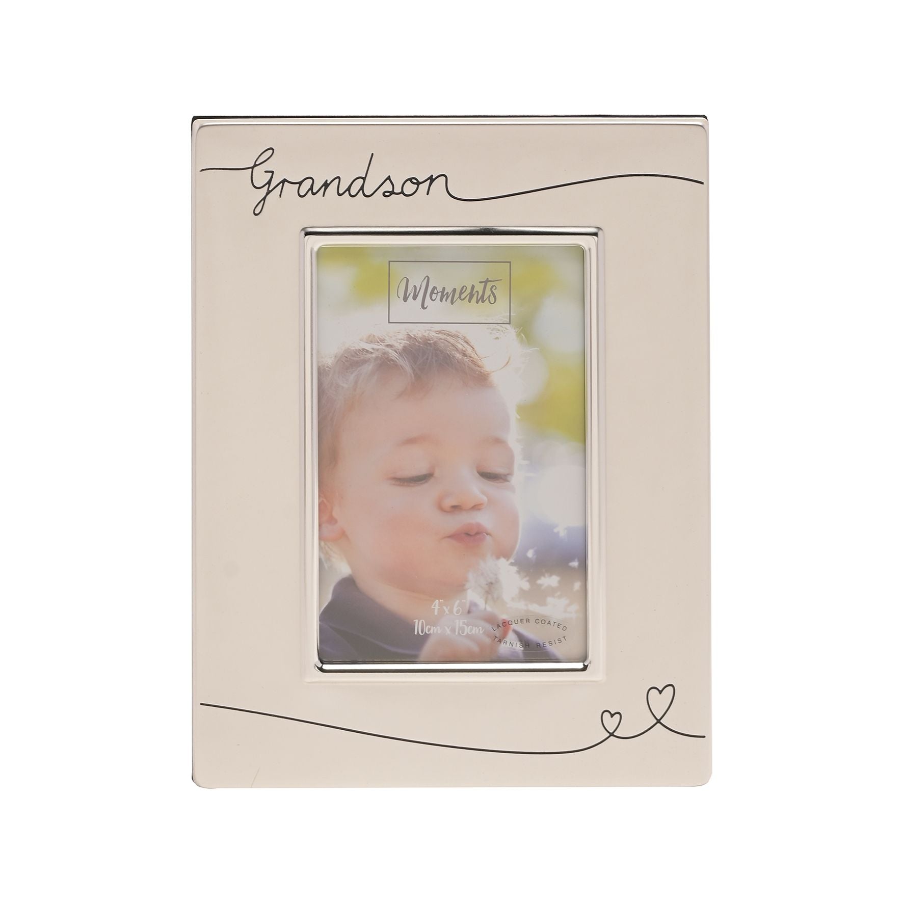 Photo Frame 2 tone Silverplated GRANDSON