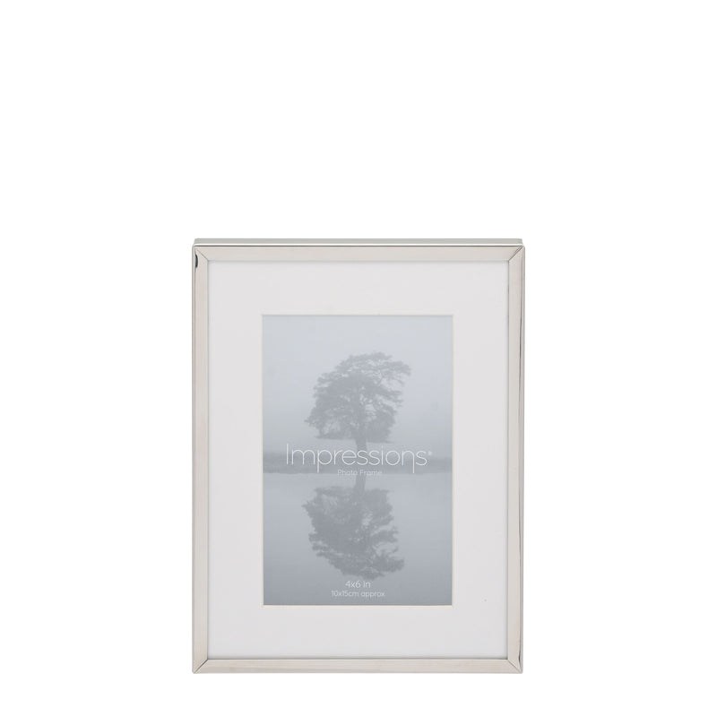 Impressions Metal Plated Photo Frame 4" x 6"