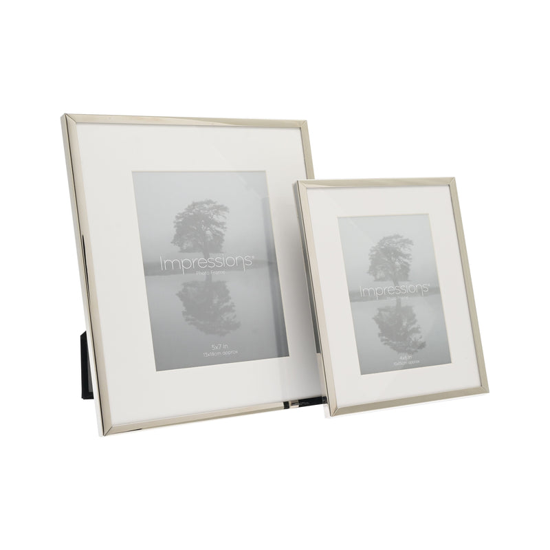 Impressions Metal Plated Photo Frame 4" x 6"