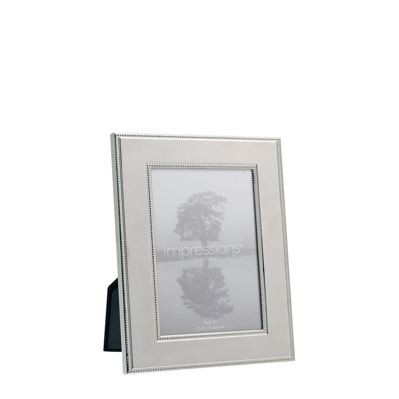 Impressions Metal Plated Steel Photo Frame 4" x 6"