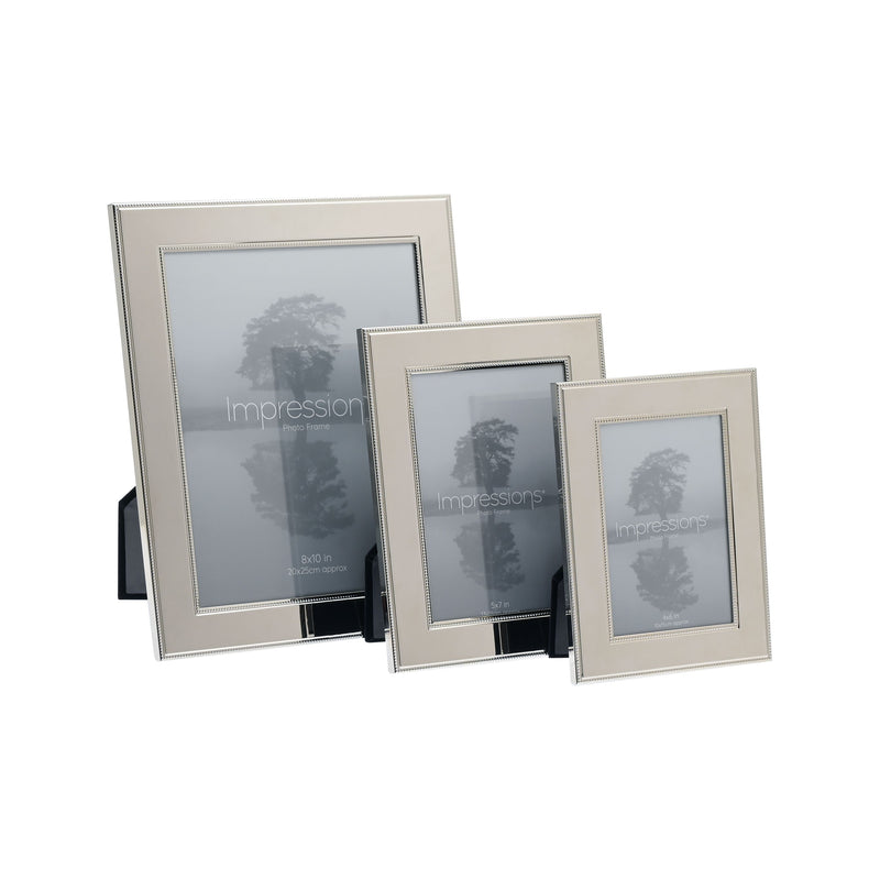 Impressions Metal Plated Steel Photo Frame 4" x 6"