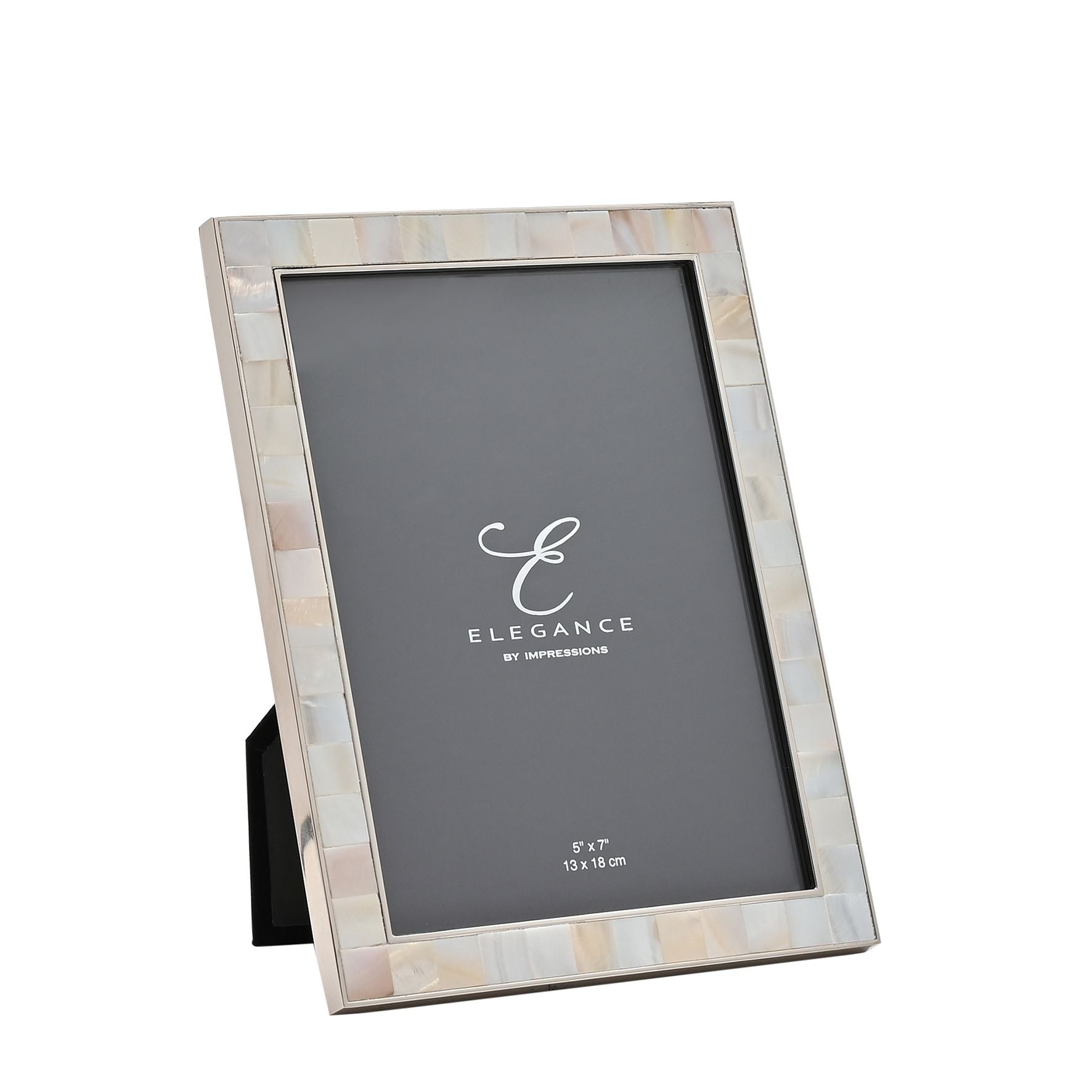 Elegance Metal & Mother of Pearl 5" x 7" Frame Gift Boxed