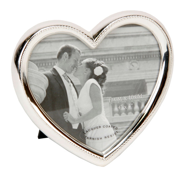 Celebrations Silver Plated Alloy Photo Frame - Heart
