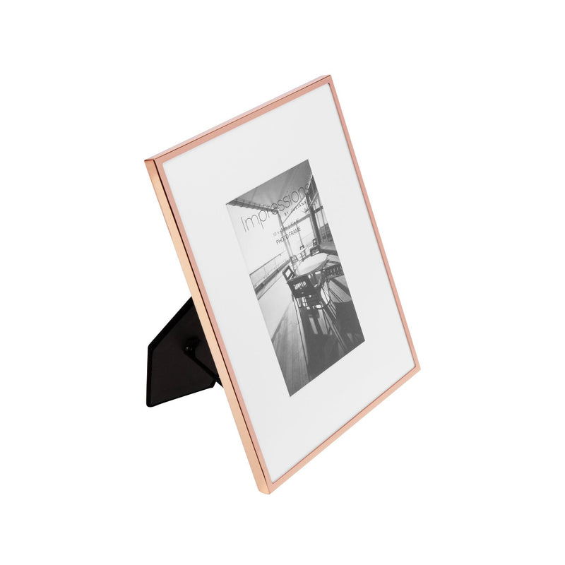Impressions Copper Plated Photo Frame with Mount 4" x 6"