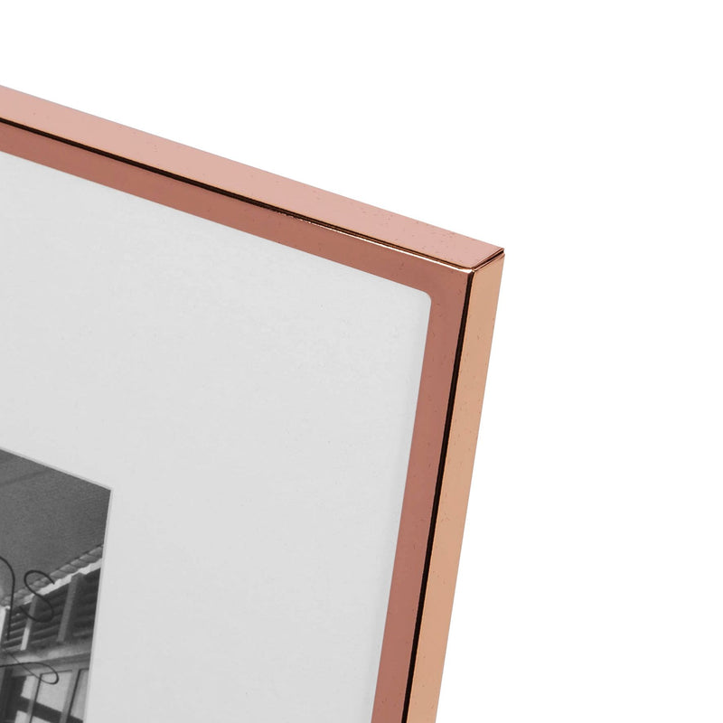 Impressions Copper Plated Photo Frame with Mount 4" x 6"
