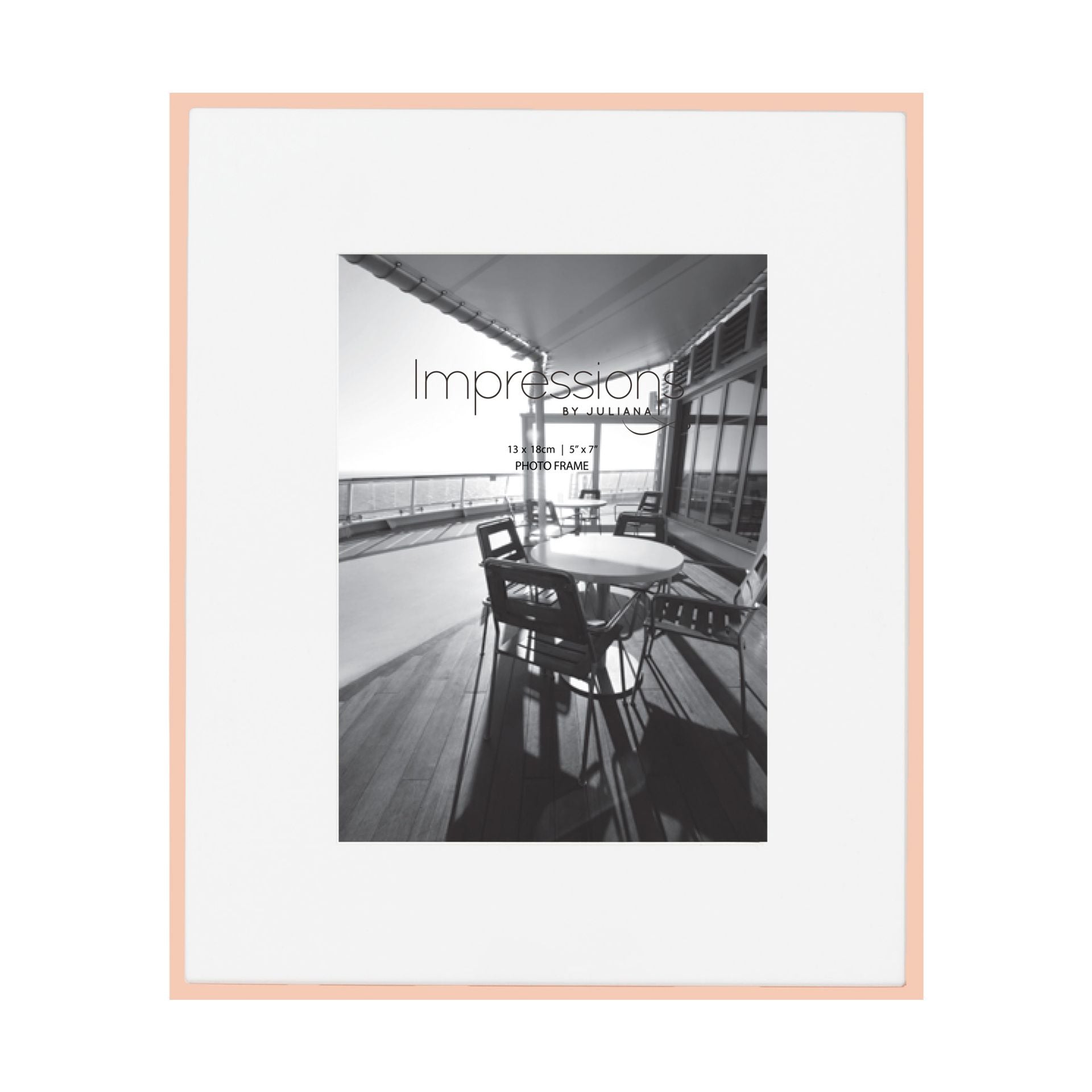 Impressions Copper Plated Photo Frame 5" x 7"