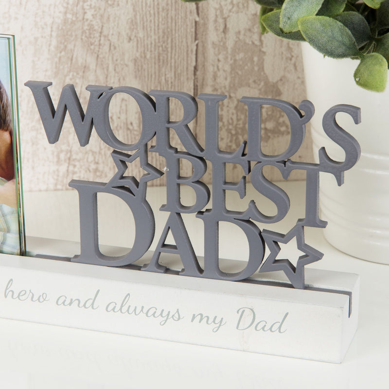 Celebrations Photo Frame - 4" x 4" - World's Best Dad