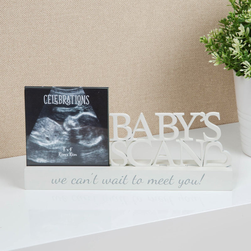 Celebrations Photo Frame - 4" x 4" - Baby Scan