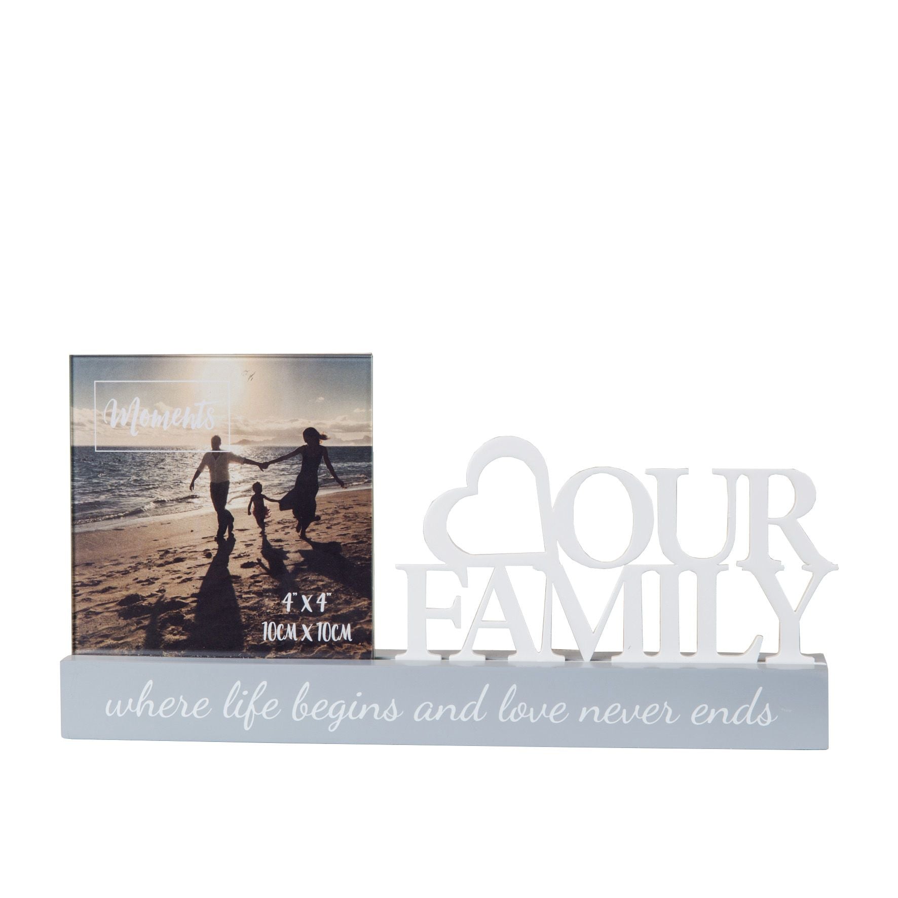 Celebrations Photo Frame - 4" x 4" - Family