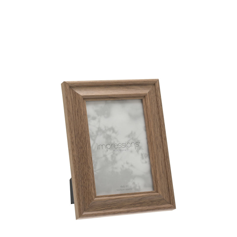 Natural Finish Wooden Photo Frame 4" x 6"