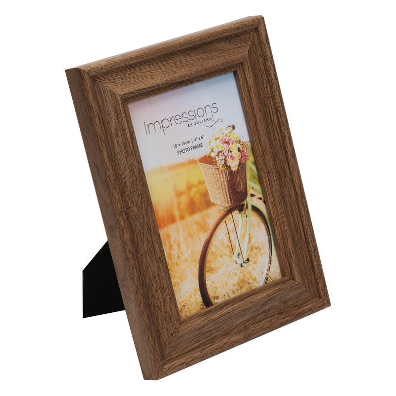Natural Finish Wooden Photo Frame 4" x 6"