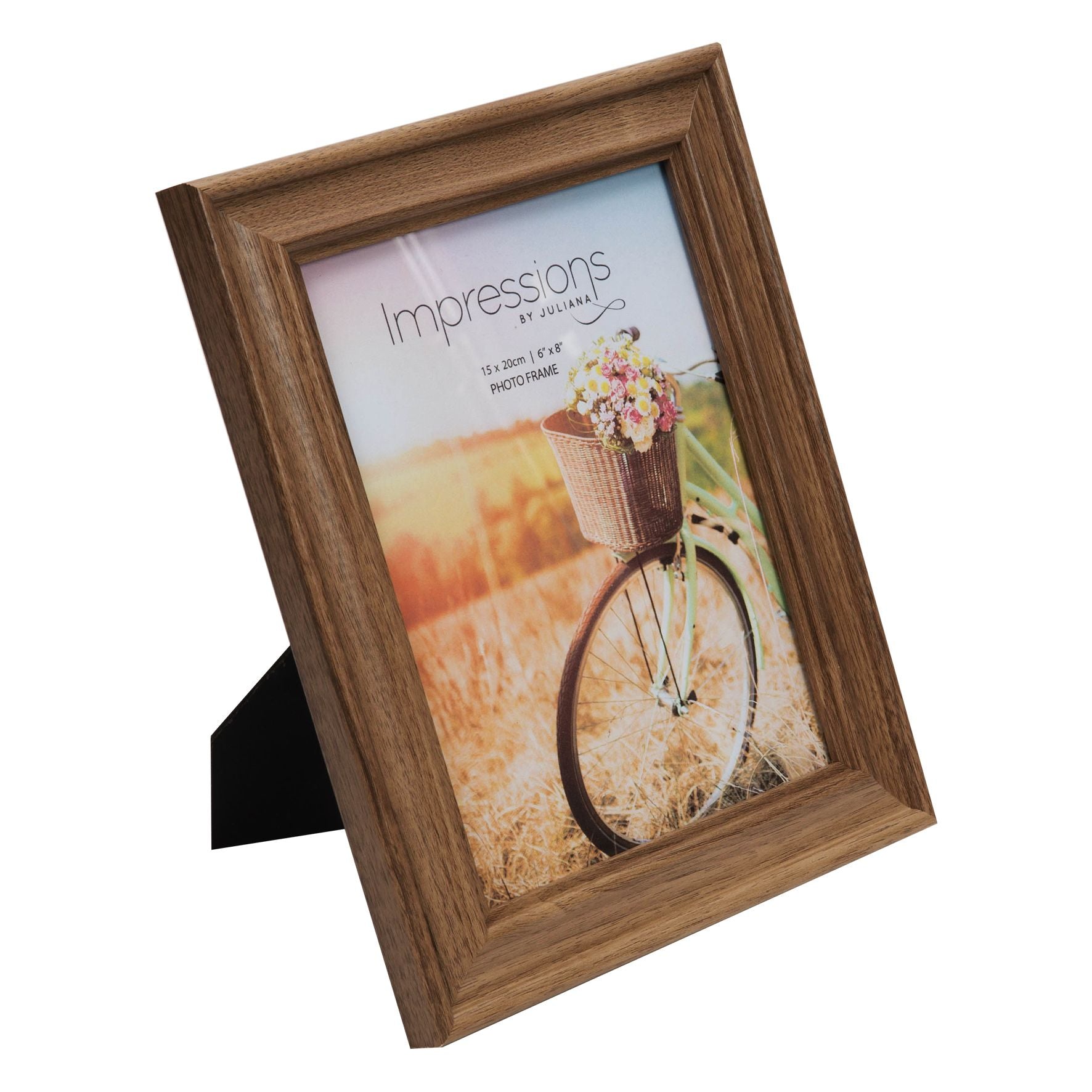 Natural Finish Wooden Photo Frame 6" x 8"