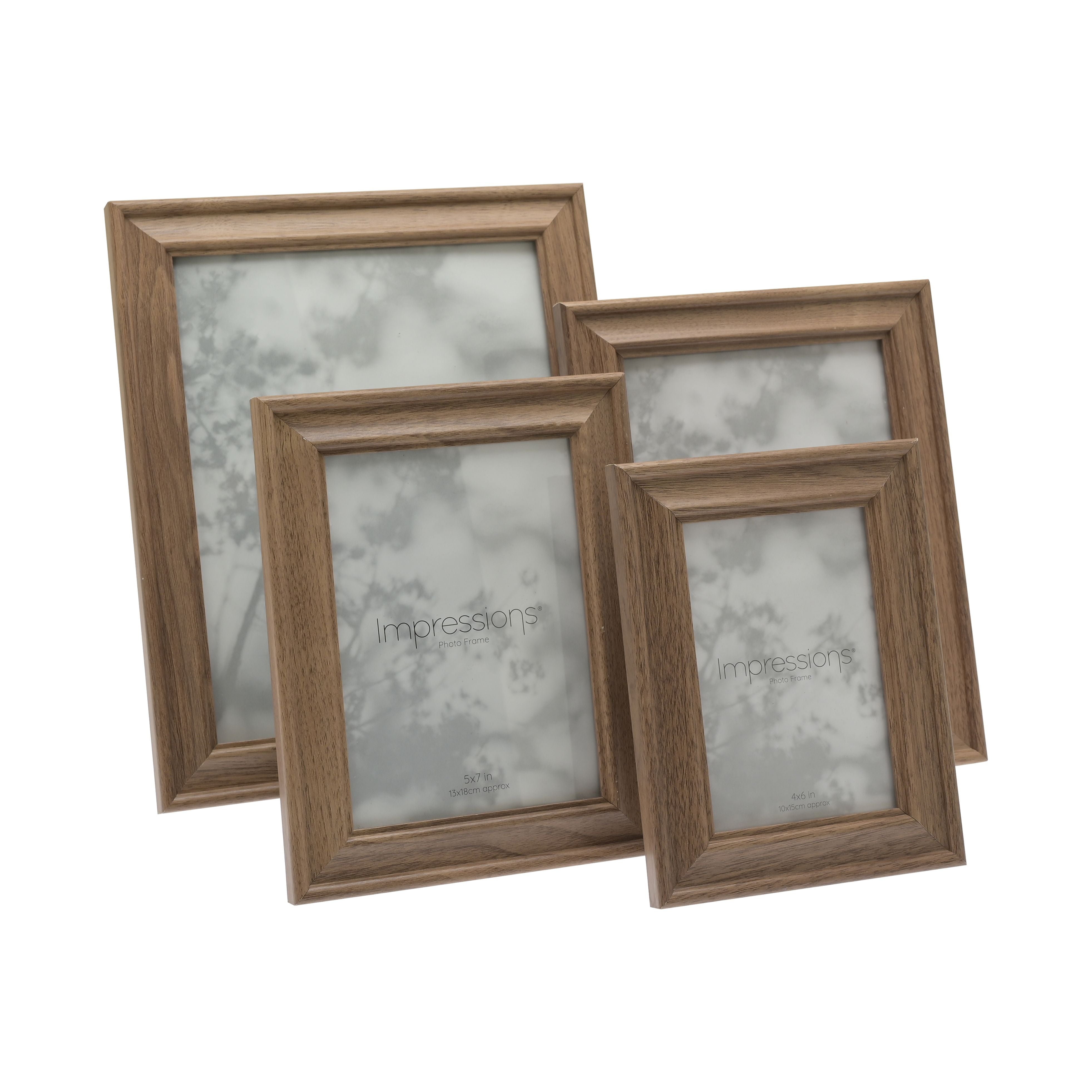 Natural Finish Wooden Photo Frame 6" x 8"