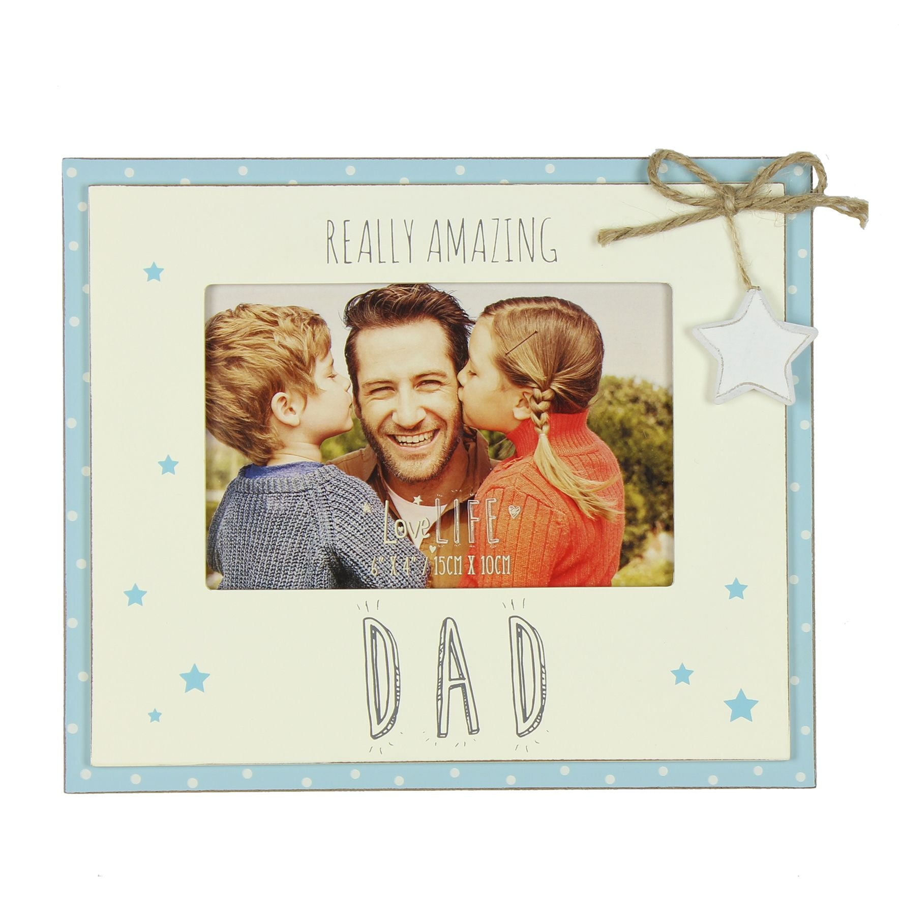 Love Life Photo Frame 6" x 4" - Amazing Dad