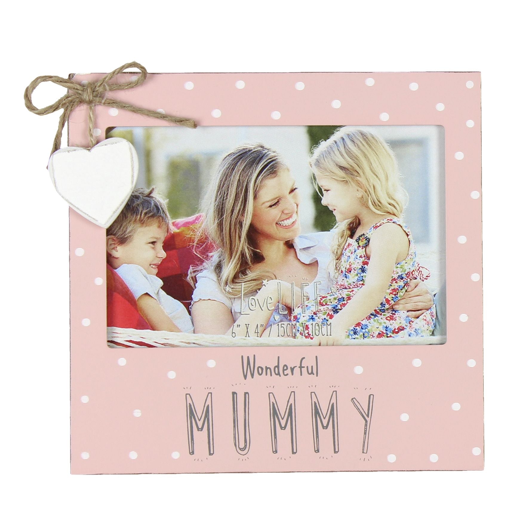 Love Life Photo Frame 6" x 4" - Wonderful Mummy