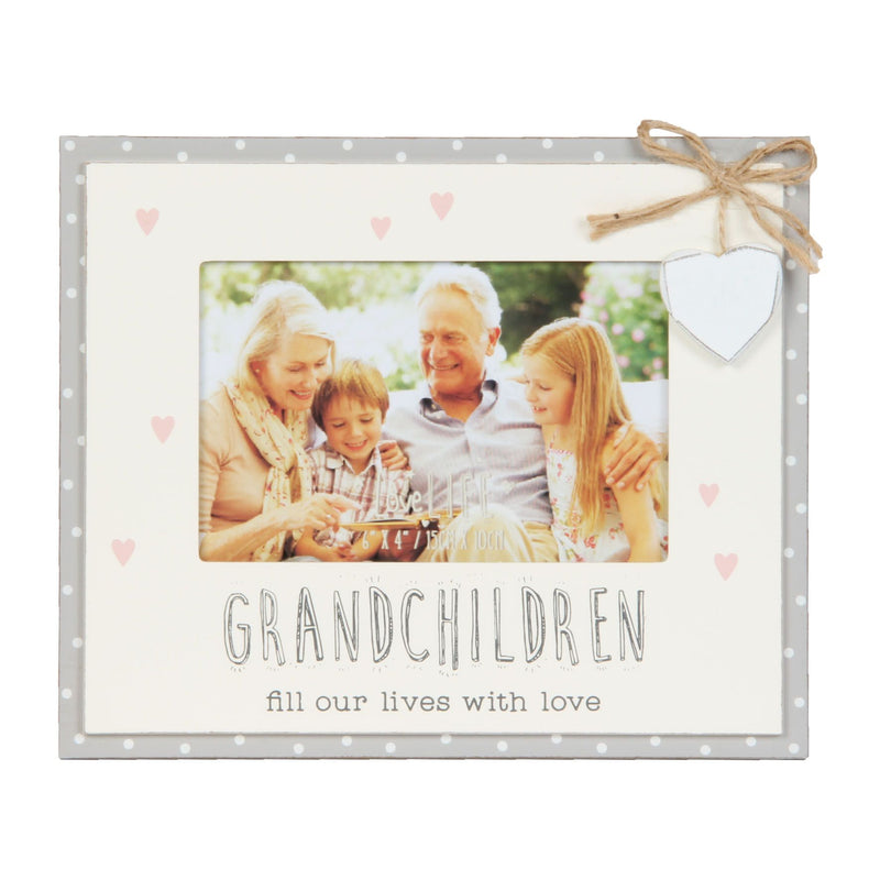 Love Life Bunting Frame 6" x 4" - Grandchildren