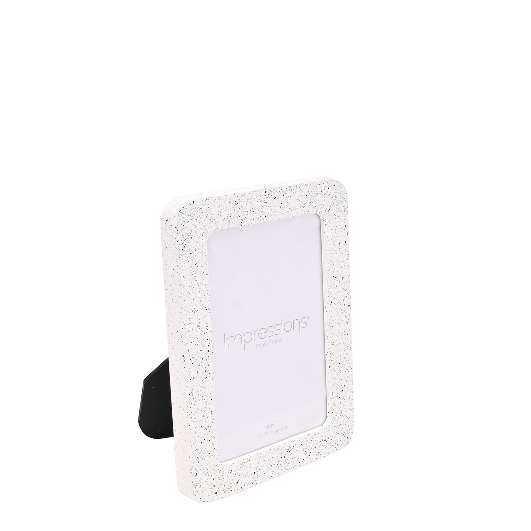 Impressions Wooden Photo Frame 4" x 6" - White