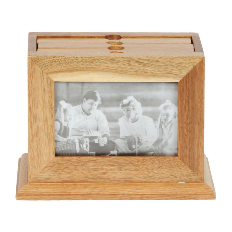 Wooden Photo Frame Box with pull out Albums