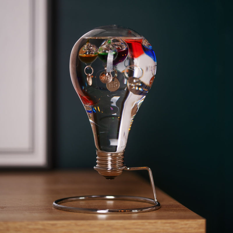 Wm.Widdop Light Bulb Galileo on Metal Stand 18cm