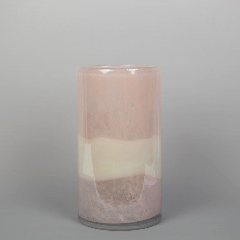 Objets d''Art Medium Neutral Glass Vase