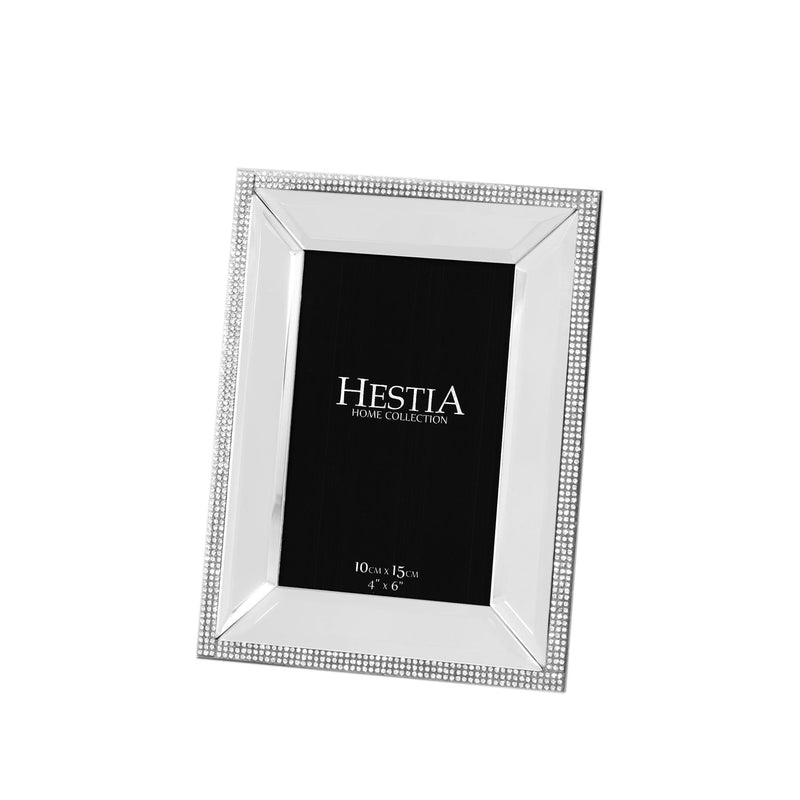 Hestia Mirror Glass Photo Frame 4" x 6"