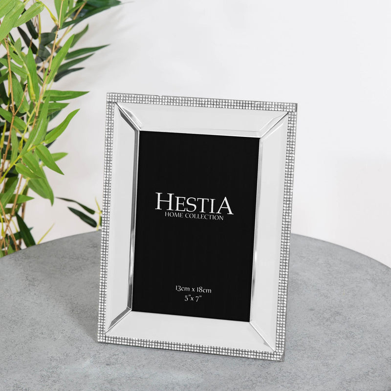 Hestia Mirror Glass Photo Frame 5" x 7"