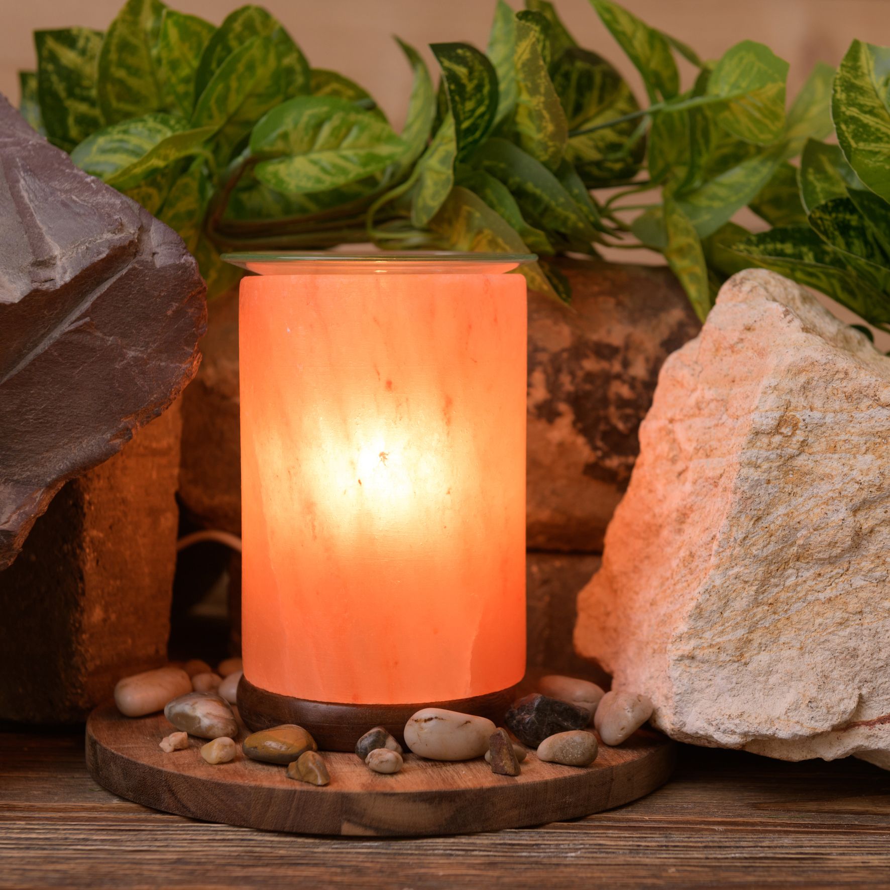 Rock Salt Aroma Lamp 14cm