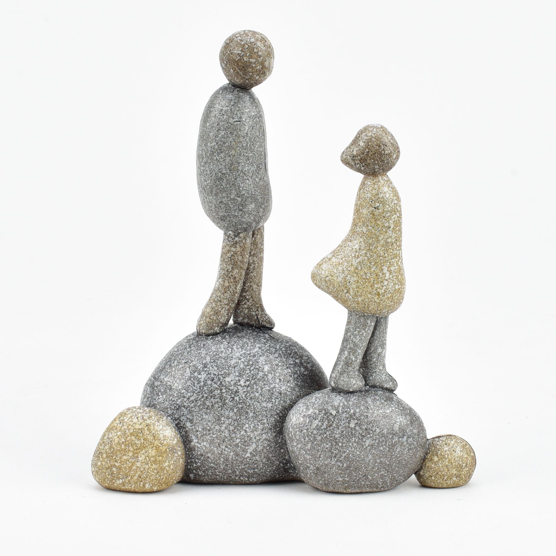 Hestia Pebble Couple Standing Figurine