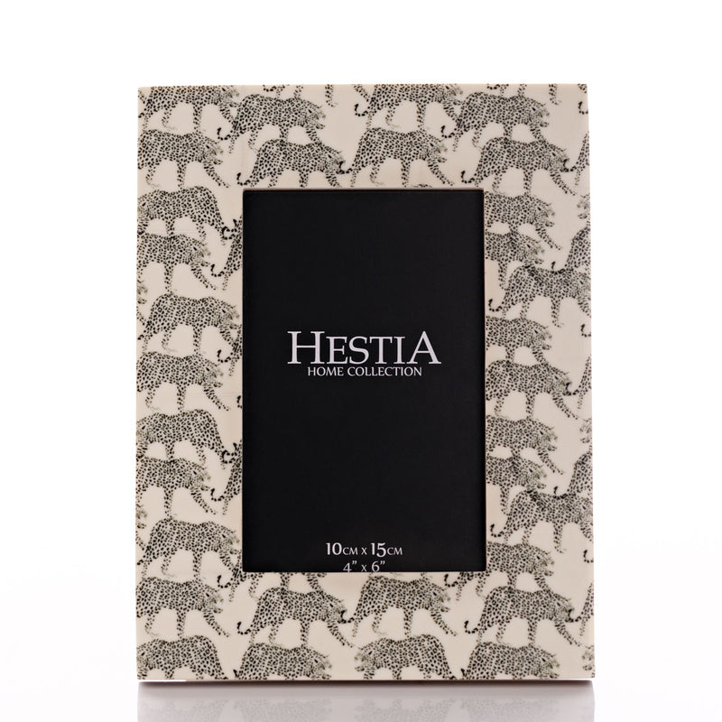 Hestia Resin Jaguar Photo Frame 4" x 6"